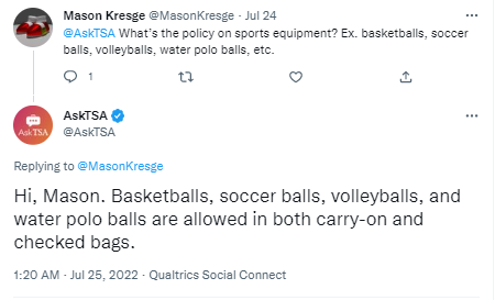 Can You Bring A Soccer Ball On A Plane