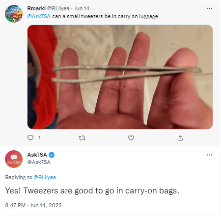 Can You Bring Tweezers On A Plane?
