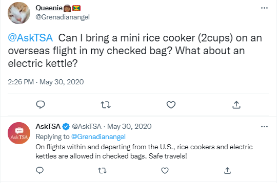Can I Take An Electric Kettle In The Checked Luggage?