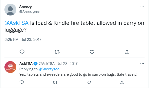 In The Carry-On Bag: