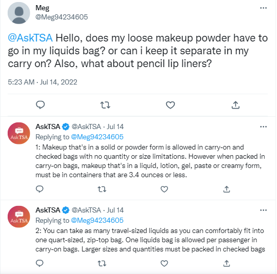 Can You Bring Powder Makeup On A Plane?