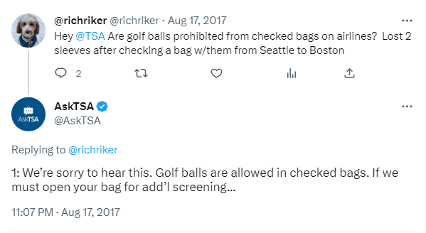Golf Balls In A Checked Bag